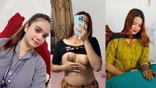 Horny Bengali GF Pressing Boobs Fingering Pussy Clips