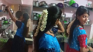 Horny Homely Tamil Wife Sucking Dick Doggy Style Fucking