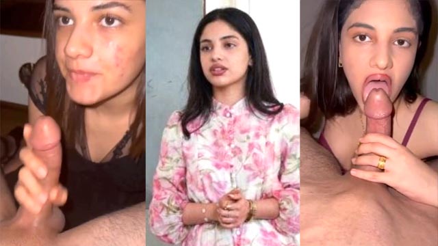 Viral Video Of Cute Pakistani Girl Give Deep Blowjob Don’t Skip